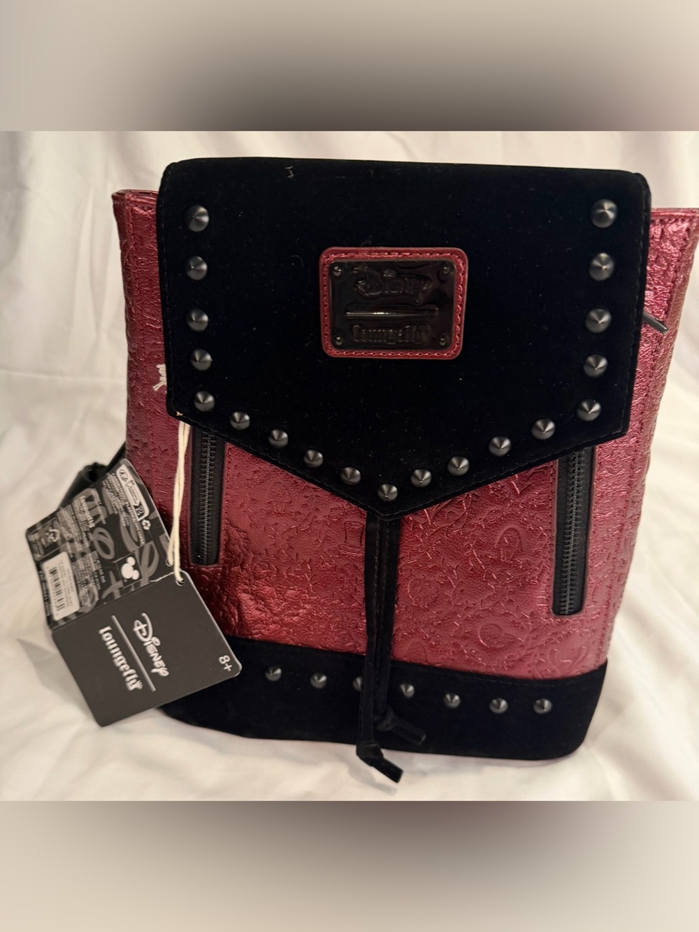 Loungefly Disney Villains Icons Stud Mini Backpack